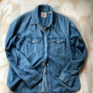 Levis denim shirt